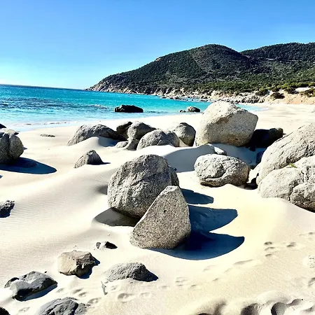 빌라 Sardinia Seaview&spapool 빌라시미우스